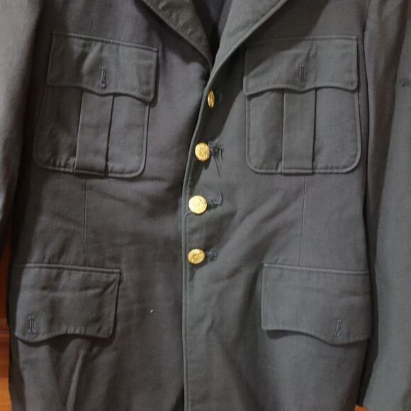 Vintage Military Uniform USA Wool Coat Reenactments Cosplay Grunge 41 - Picture 3 of 16